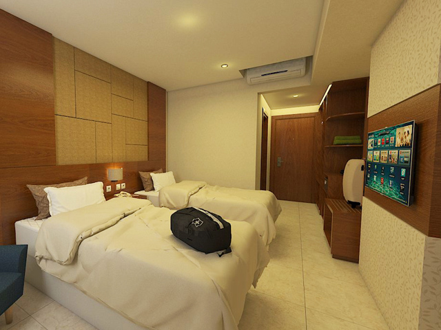 Deluxe Twin Bedroom
